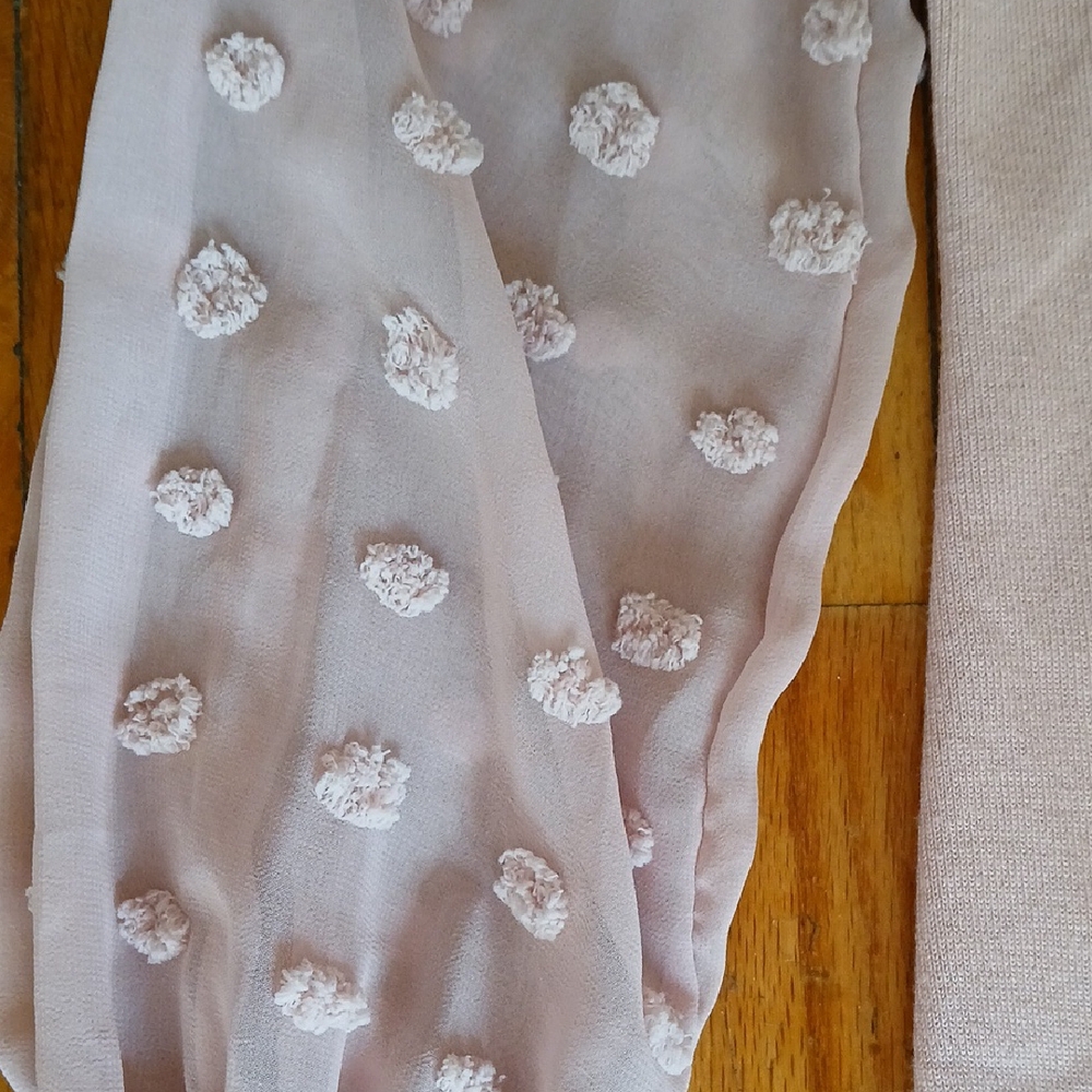 Adrianna Papell Light Pink V-Neck Sweater M NWT - Picture 3 of 4